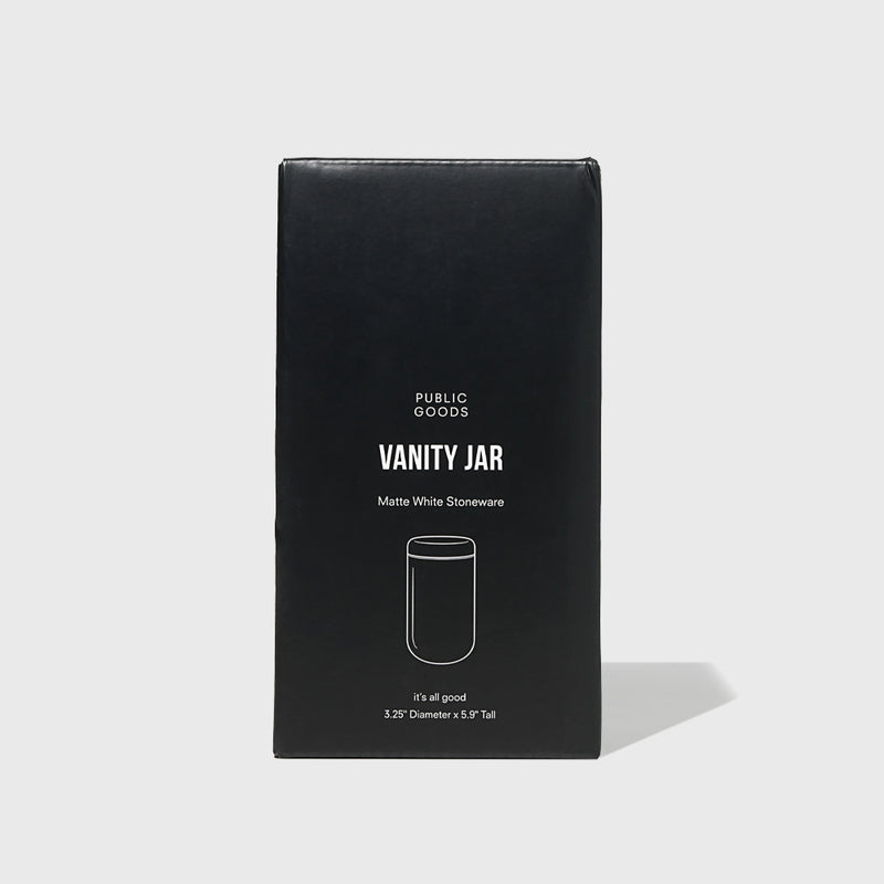 Public Goods Vanity Jar