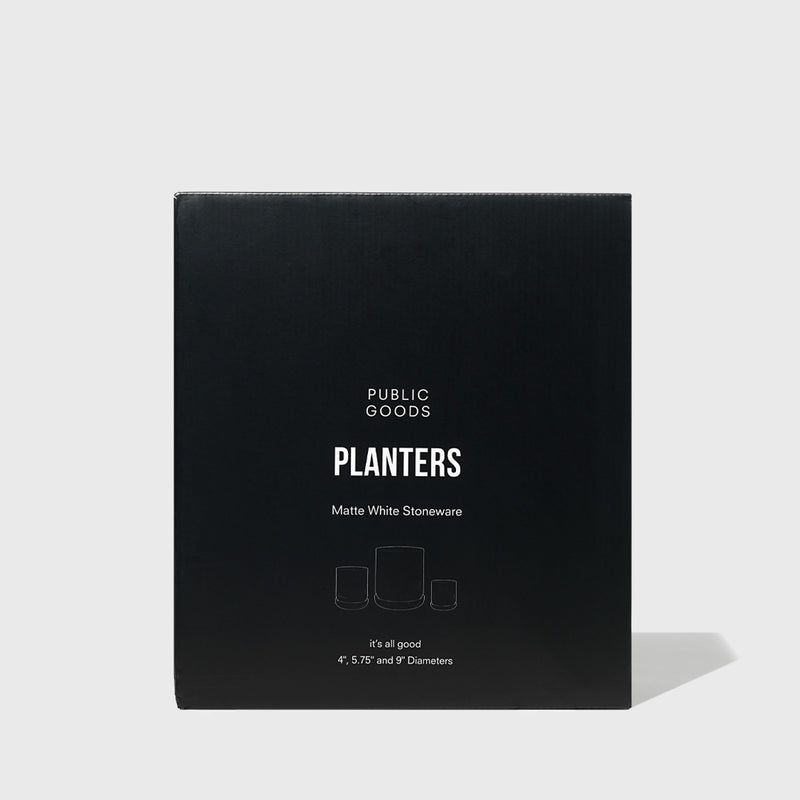 Public Goods Planters Set of 3