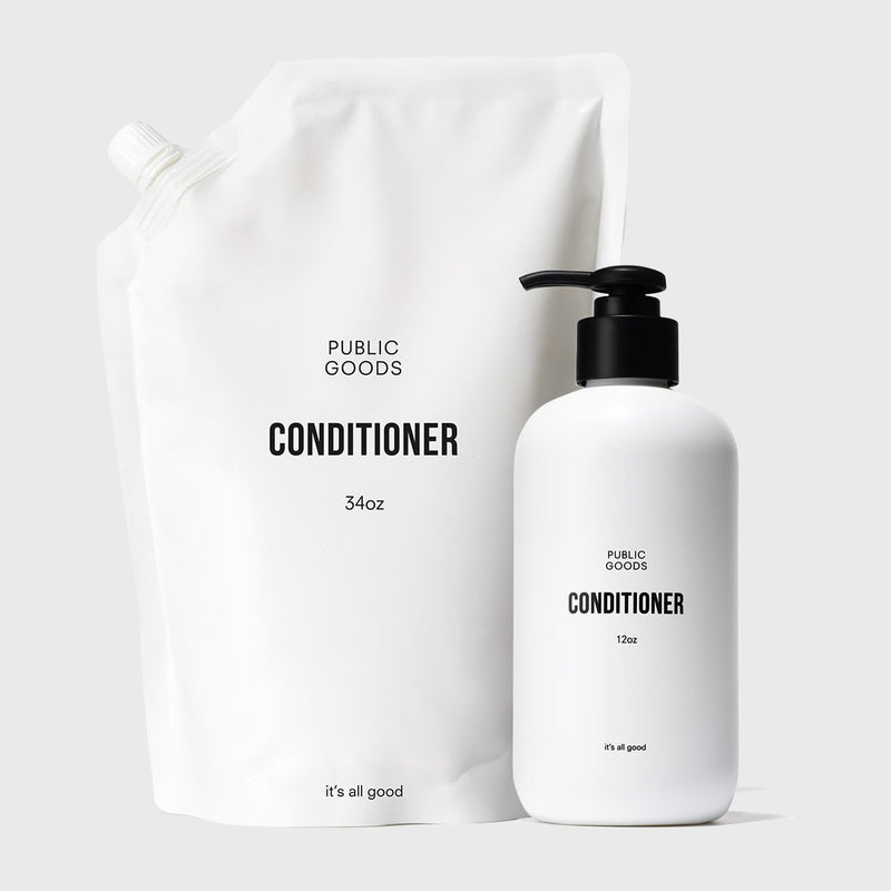 Public Goods Product Set Conditioner + Refill Set