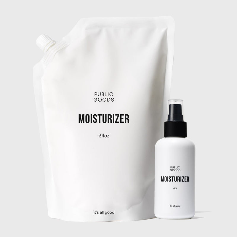 Public Goods Product Set Moisturizer + Refill Set