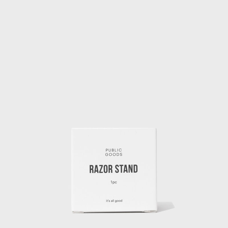 Public Goods Razor Stand | Elegant Yet Simple Metal Razor Holder