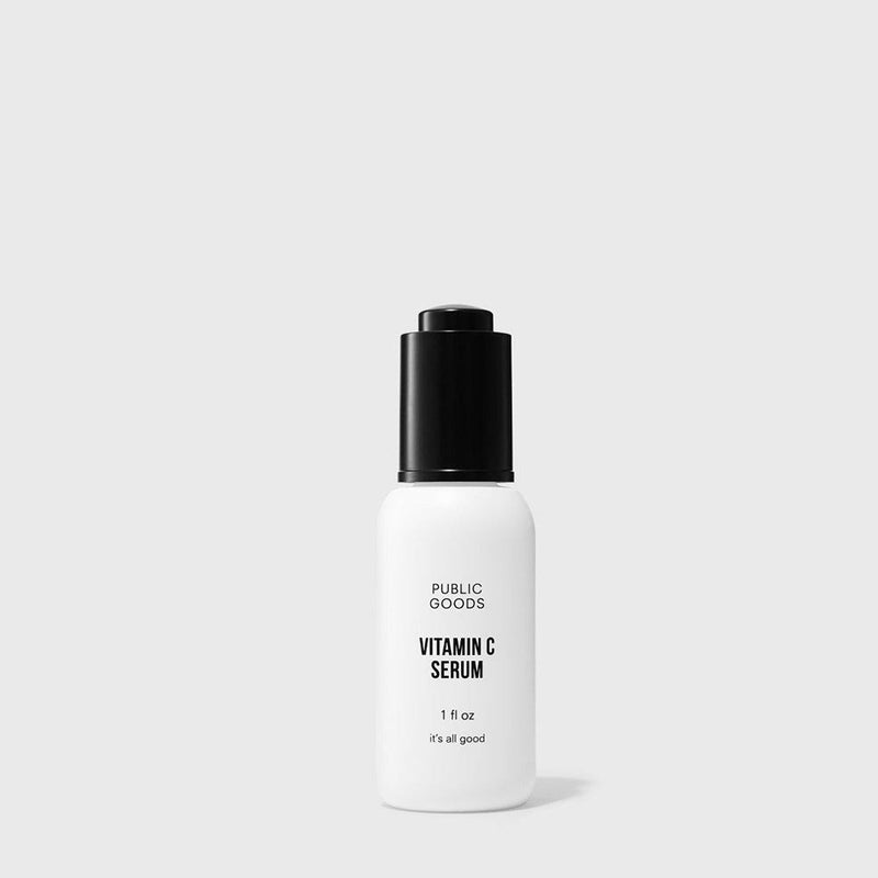 Public Goods Vitamin C Serum with Hyaluronic Acid | Ultimate Skin & Face Brightener 